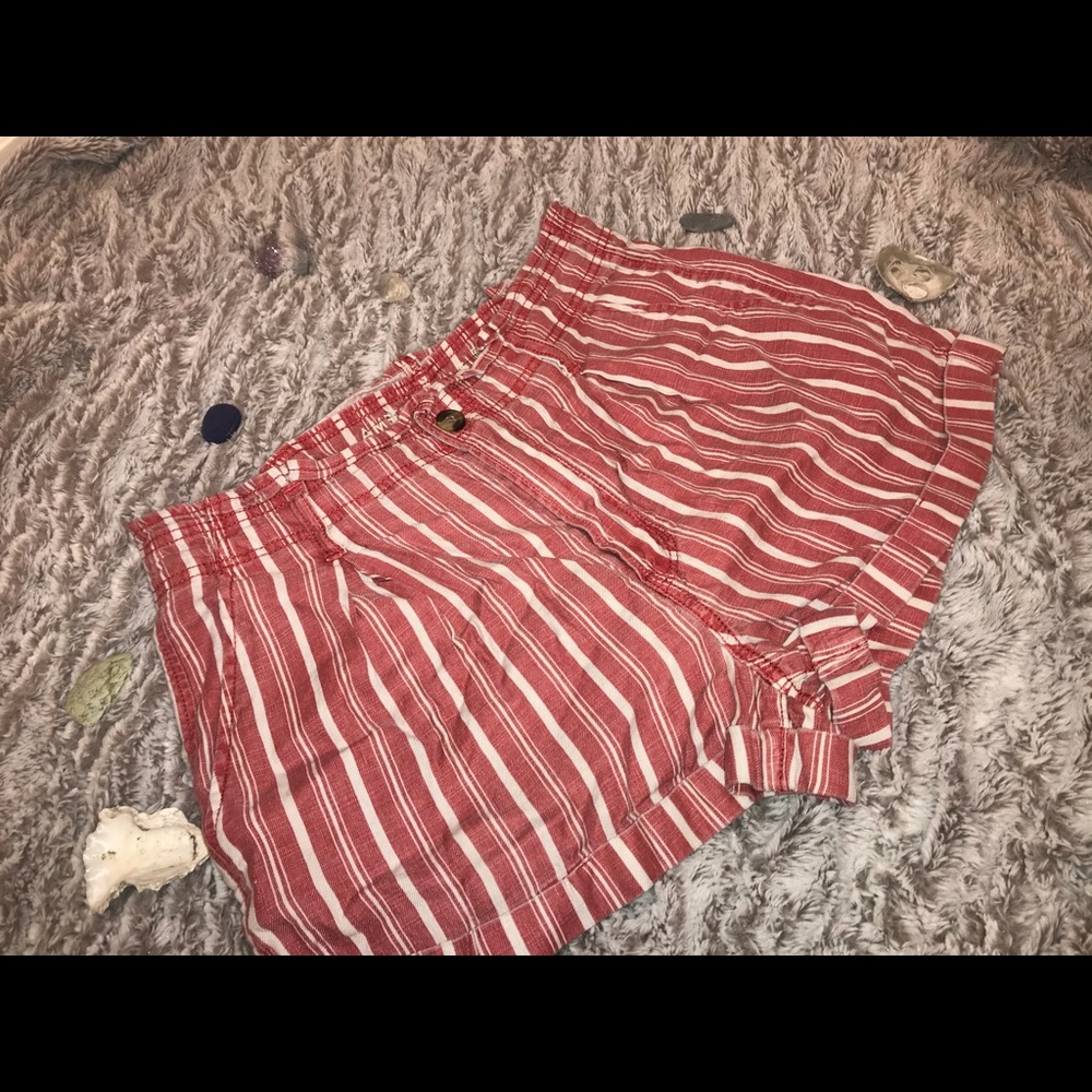 Hollister red Stripped Jeans